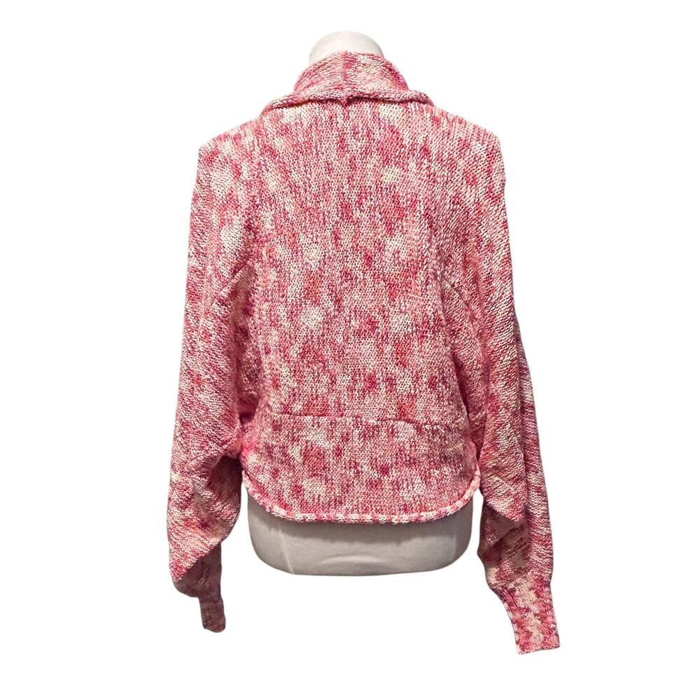 J. Jill Sweater Women's L/XL Open Front Reversible Shrug Sweater Cape - Picture 2 of 7